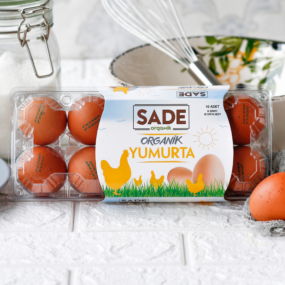 Sade Organik 10'lu Yumurta